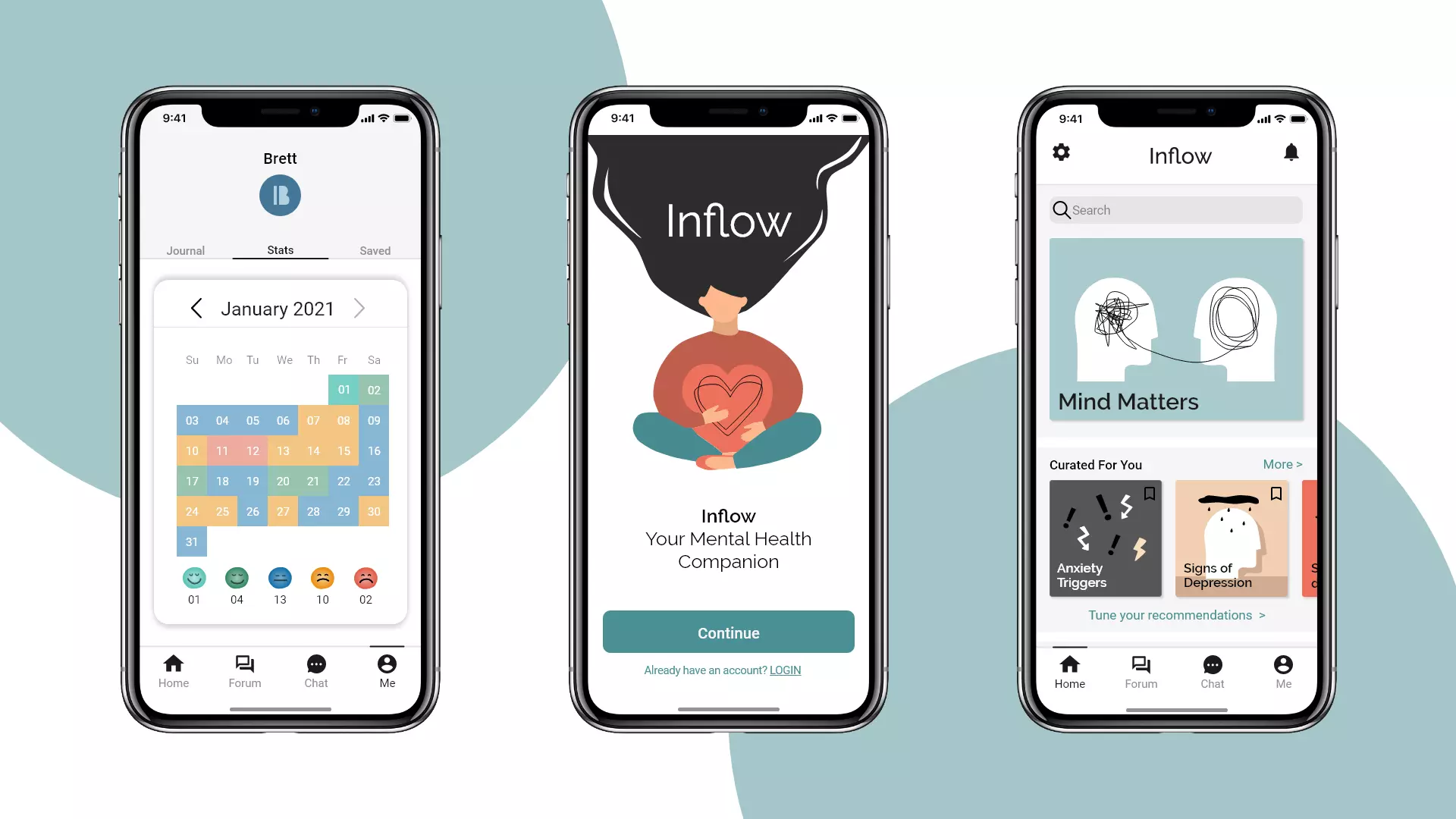 Inflow Mental Health App