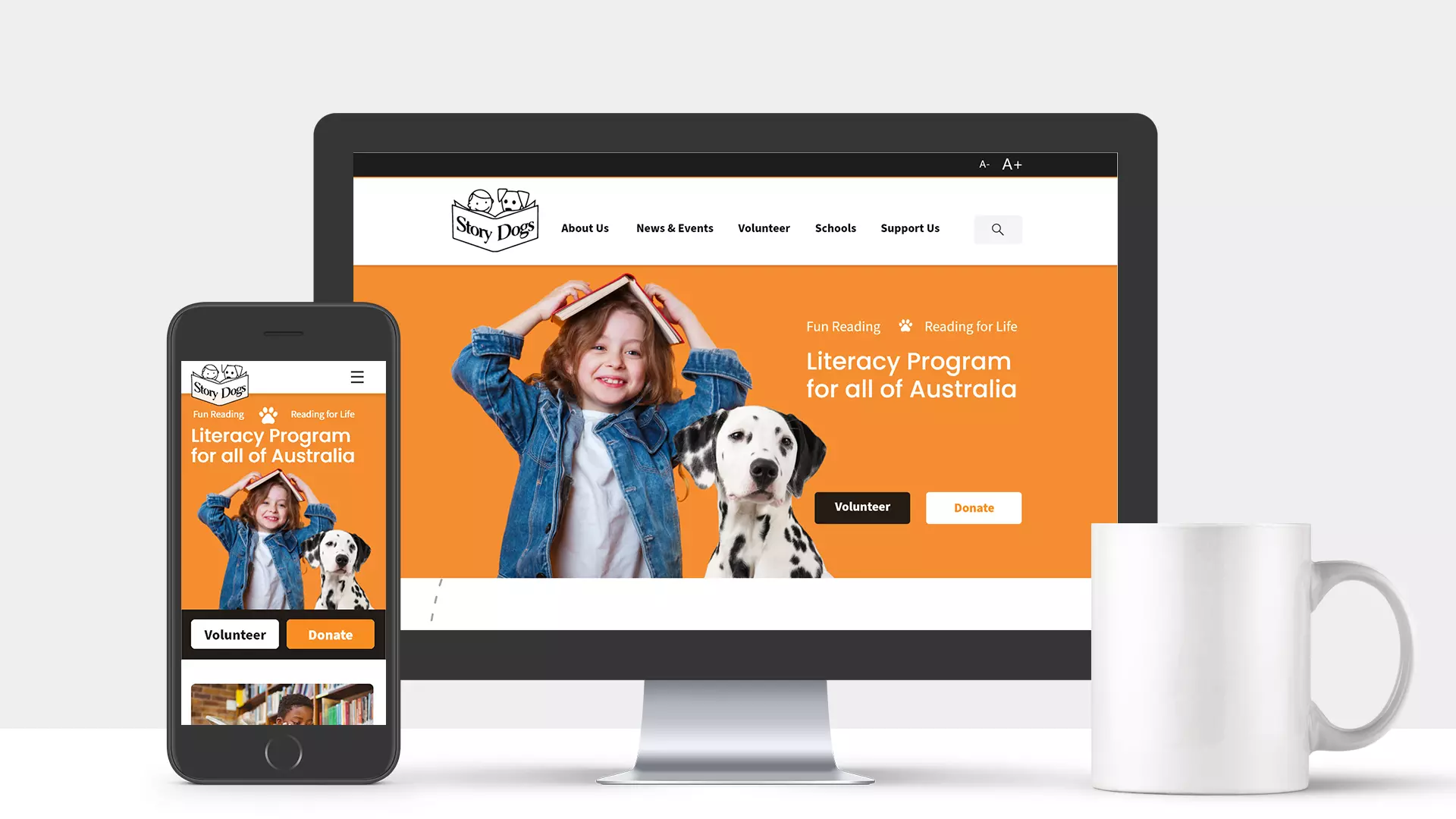 Story Dogs Website Redesign